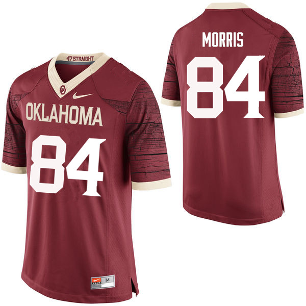 Oklahoma Sooners #84 Lee Morris College Football Jerseys Limited-Crimson